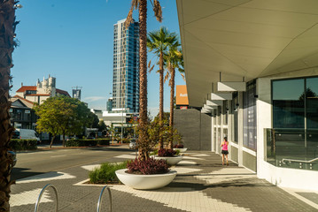 residential apartment buildings in a commercial zone in Perth, Western Australia