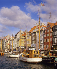 Nyhaven , Copenhagen, Denmark  