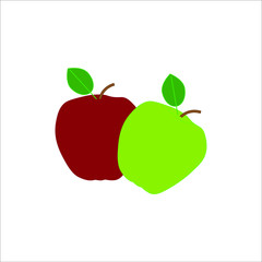 apple fruit. illustration for web and mobile design.