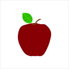 apple fruit. illustration for web and mobile design.