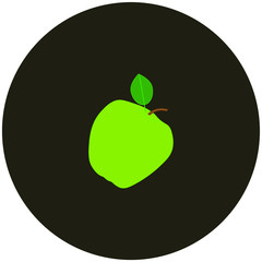 apple fruit. illustration for web and mobile design.