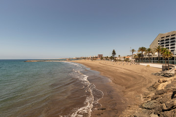 Playa de las Burras en Isla de Gran Canaria, España