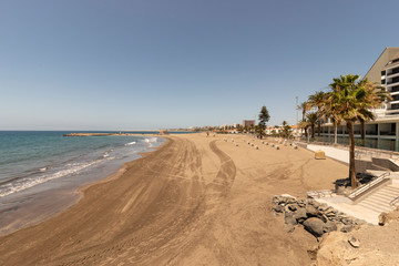 Playa de las Burras en Isla de Gran Canaria, España