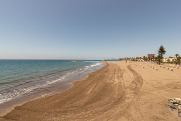 Playa de las Burras en Isla de Gran Canaria, España