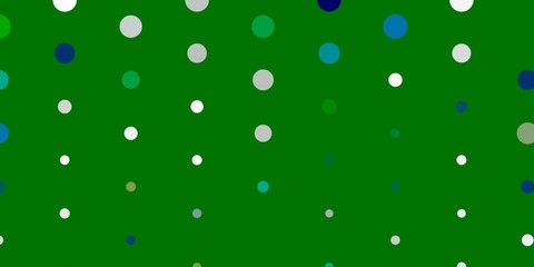 Light green vector layout with circle shapes.