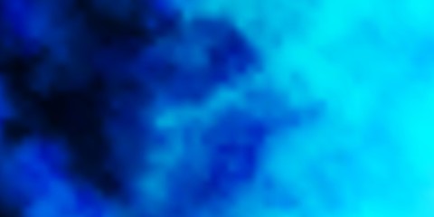 Light BLUE vector texture with cloudy sky. Shining illustration with abstract gradient clouds. Colorful pattern for appdesign.