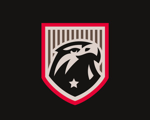 Eagle modern logo. Eagle design emblem template for a sport and eSport team.