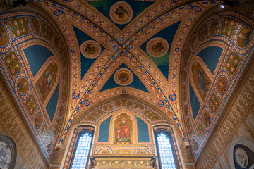 Fototapeta na wymiar Duomo of Parma, Italy, interior