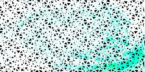 Light green vector gradient polygon texture.