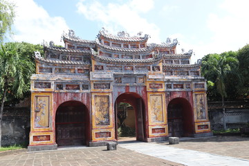 Portail de la Cité impériale à Hué, Vietnam
