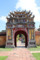 Portail de la Cité impériale à Hué, Vietnam	