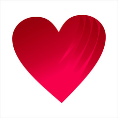 red heart vector