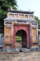 Fototapeta premium Porte de la Cité impériale à Hué, Vietnam