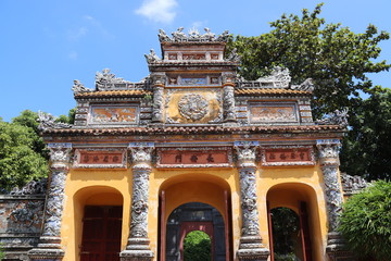 Portail de la Cité impériale à Hué, Vietnam
