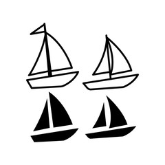 Sailing boats icon