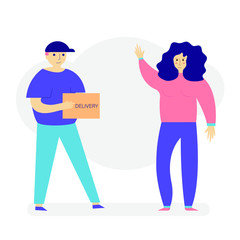 Concept for safe delivery service. 