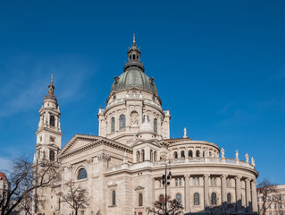 Fototapeta na wymiar St. Stephen's Basilica is a Roman Catholic basilica in Budapest, Hungary.