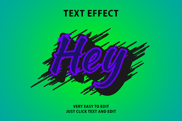 scribble art text effect, editable text