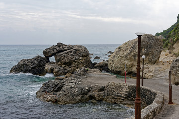 Griechenland - Korfu - Ermones - Felsformation