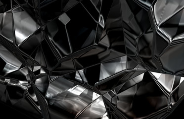 abstract futuristic crystal shard graphic
