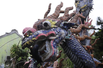 Dragon en mosaïques à Hoi An, Vietnam	