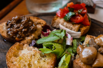 Bruschetta, Italy, Ristorante, Gourmet, Food, Cibo