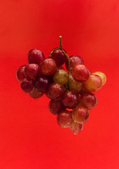 bunch of red grapes