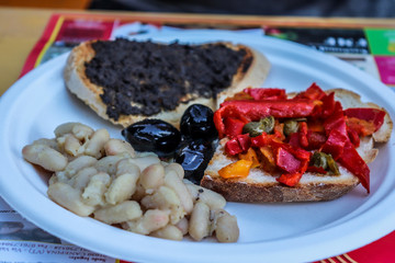 Antipasto all'Italiana, Sagra, bruschetta, italy, food