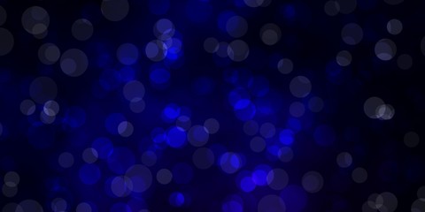 Dark Blue, Red vector texture with disks.