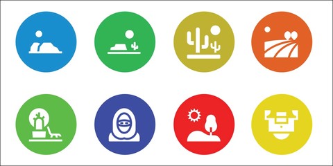 meadow icon set