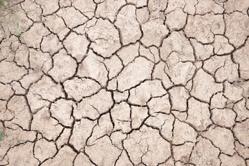 dry cracked soil texture