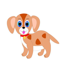 Plakat pet dog illustration vector, cartoon character 