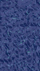 Obraz premium Graphic illustration - liquid pattern dark blue color. Modern abstract background. Design wallpaper. 3D illustration