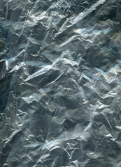 photo background texture of dark polyethylene