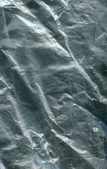 photo background texture of dark polyethylene