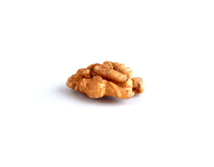 Walnut on a white background. Nuts. Isolate.