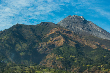 Obraz premium Merbabu Mountain, is a favorite place for all people who loves hiking. 