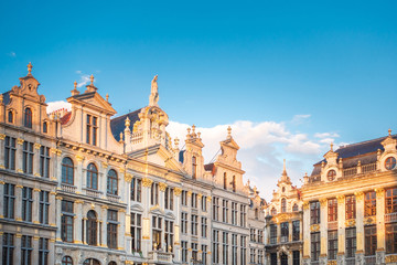 Fototapeta premium Grand Square in Brussels city, Belgium