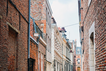 Obraz premium street view of downtown in Lille, France
