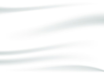 Abstract white fabric satin background, white light and shadow ,Vector