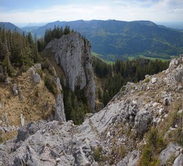 Kraxeln auf die Sonnwendwand