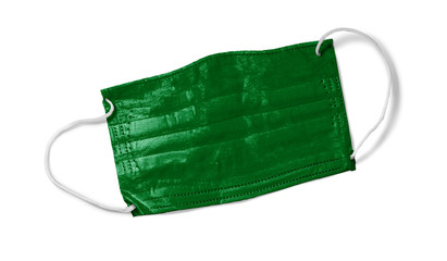 Naklejka premium Face Mask with Lybia Flag.jpg