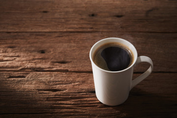 Fototapeta na wymiar Coffee cup is hot drink