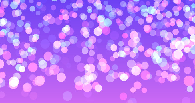 defocused purple lights background photo. Lights background. abstract purple sky background with bokeh light effect