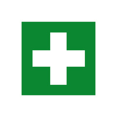 Obraz premium First Aid Symbol Sign, Vector Illustration, Isolate On White Background Icon. EPS10