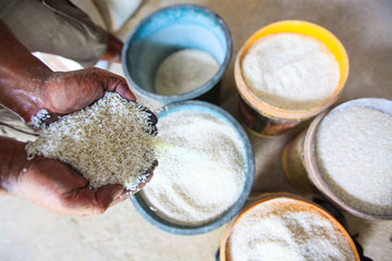 Activities and atmosphere inside the rice mill