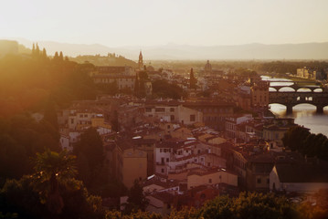 View of Florence from Piazzale Michelangelo. Florence. Italy.