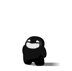 Little montser blushed hidding something © Eneko