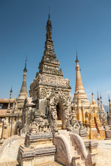 Fototapeta premium Ancient pagoda field at Sagar