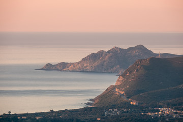 Rocky coastline of Corsica at Losari